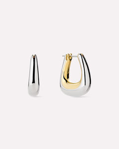 Dakota Two Tone Statement Earrings