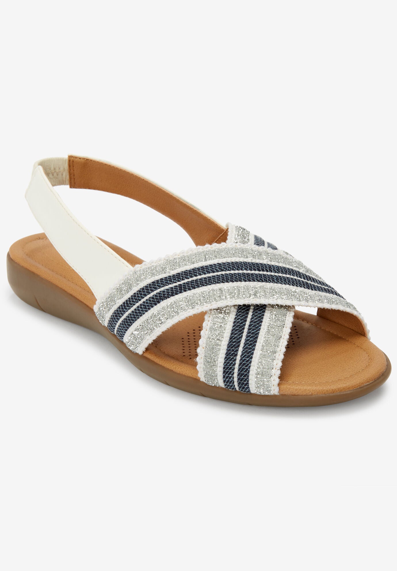 woman within wide sandals