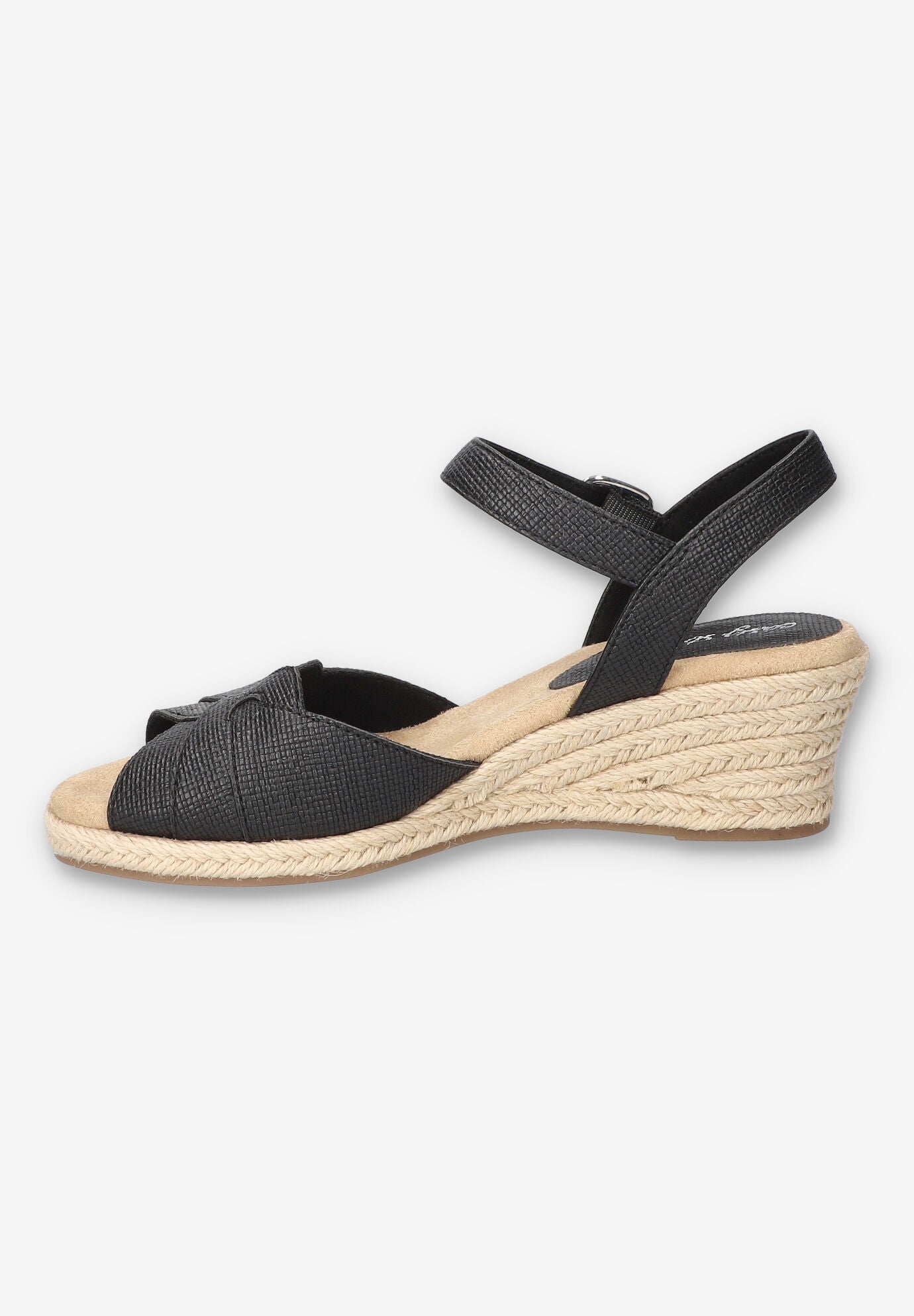 Miramar Espadrille Wedge Sandal, BLACK, alternate image number 4