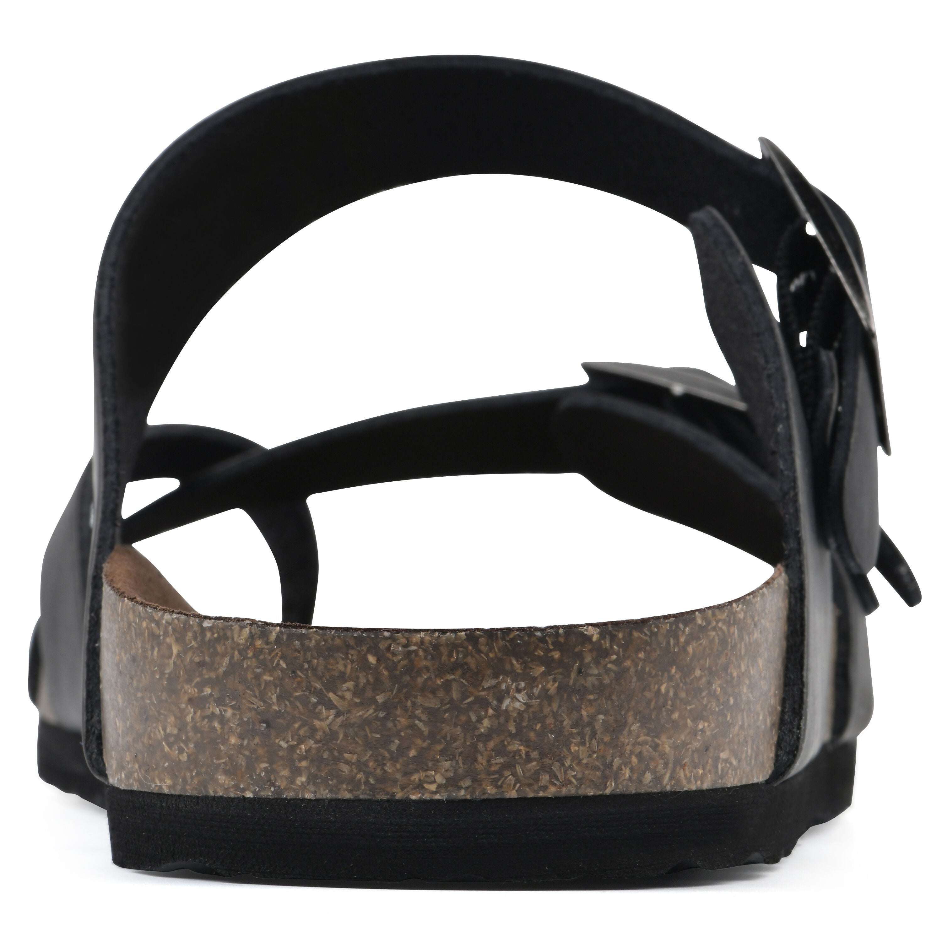 Gracie Footbed Sandal, BLACK LEATHER, on-hover image number 1