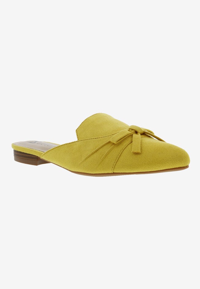 Flick Mule, YELLOW MICROSUEDE, hi-res image number 0