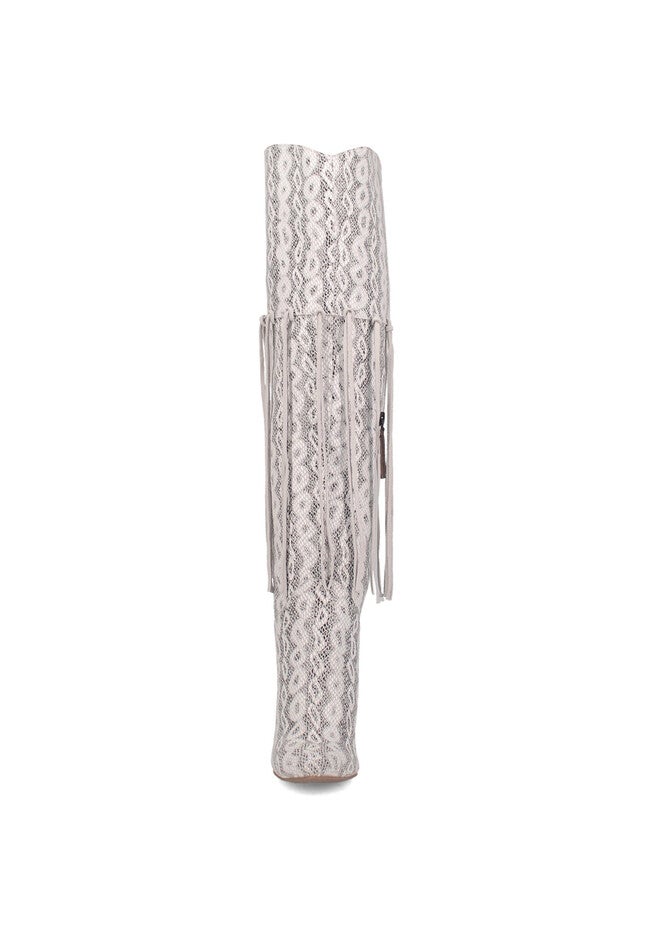 Kitty Kat Knee High Fringe Boot, , alternate image number null