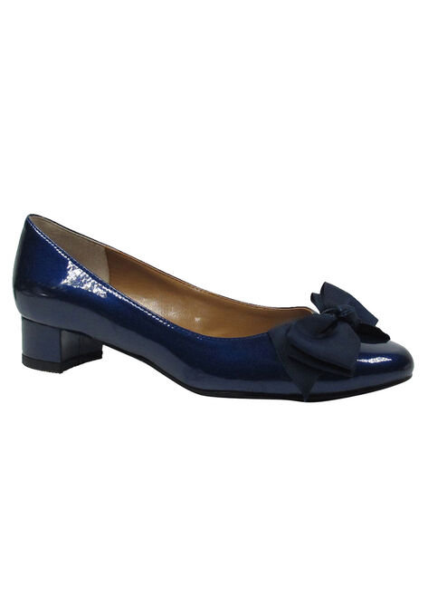 Cameo Pump by J. Renee®, NAVY PATENT, hi-res image number null