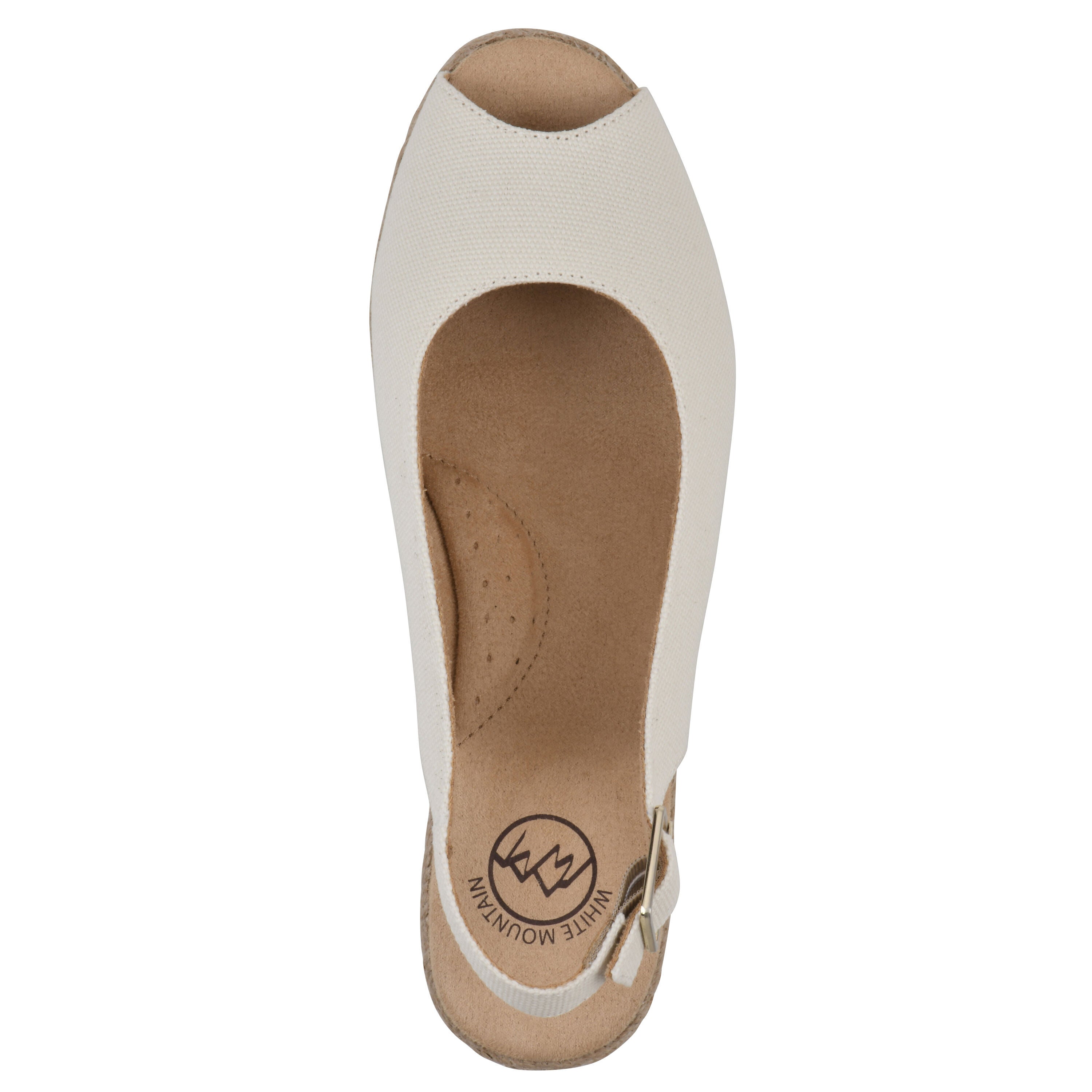 Maize Espadrille Wedge, NATURAL FABRIC, alternate image number 4