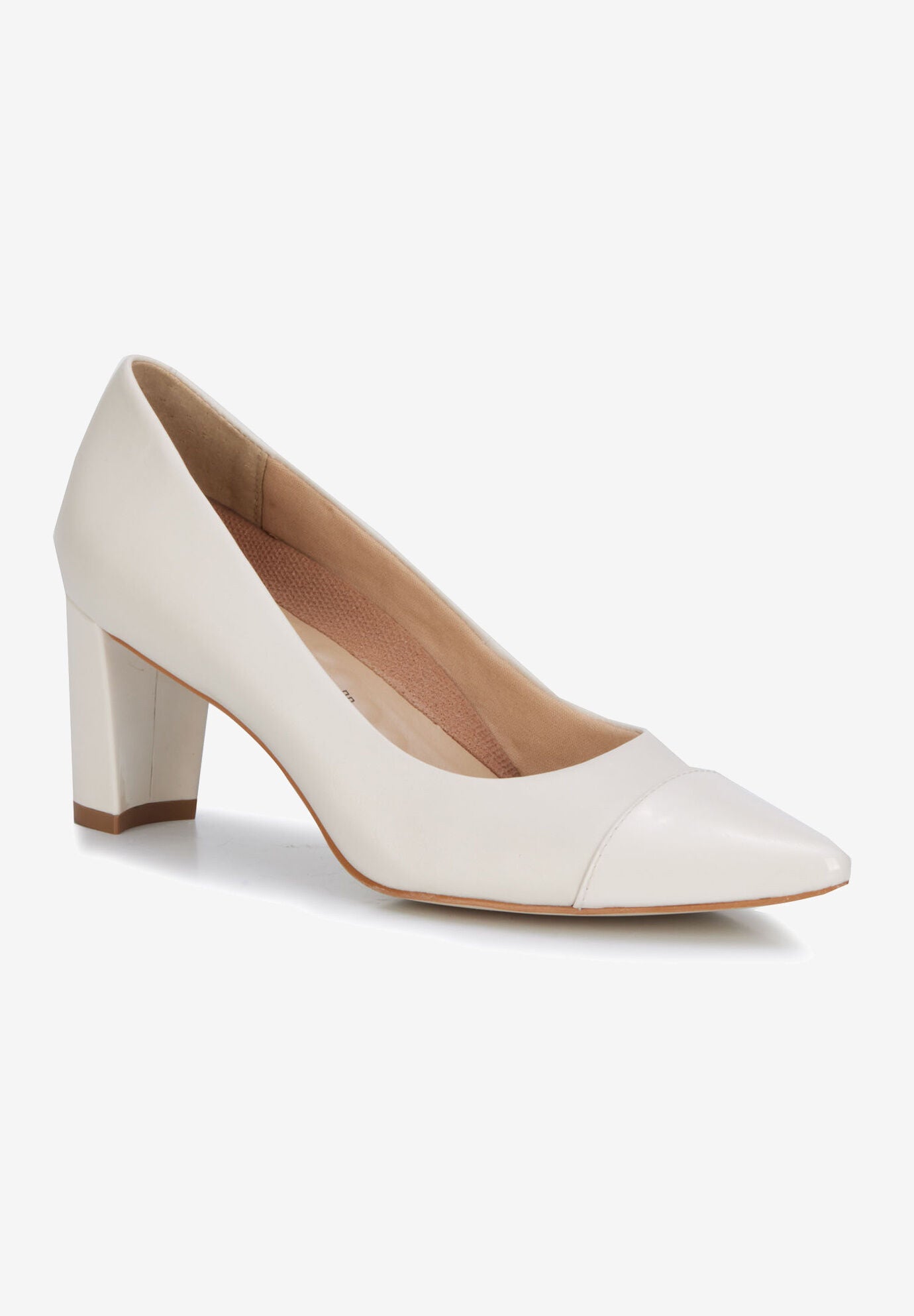 Stevie Pump, IVORY CASHMERE LEATHER, hi-res image number 0