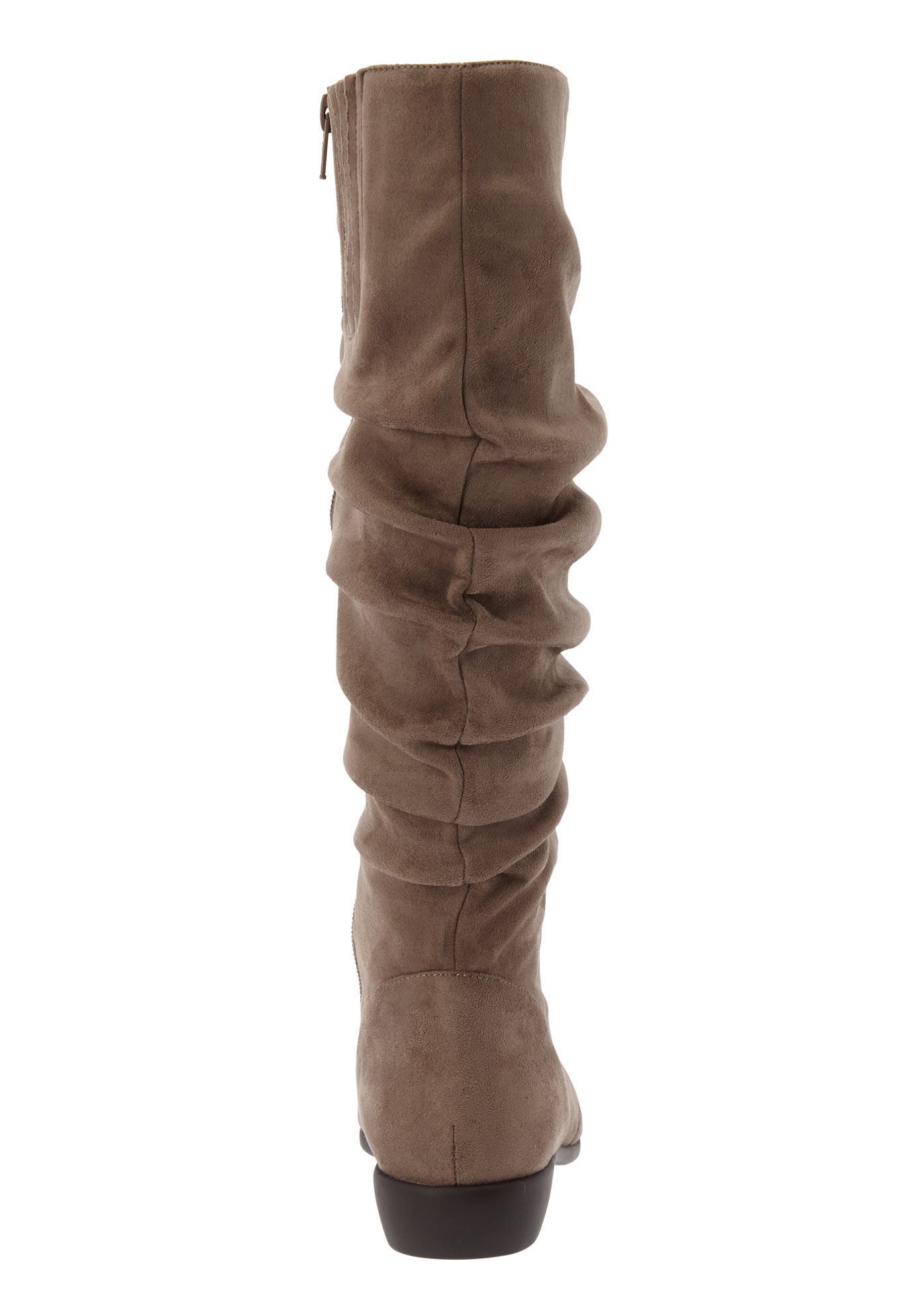 The Shelly Tall Wide Calf Boot By Comfortview, DARK TAUPE, on-hover image number 1