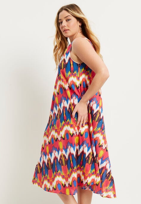 Sleeveless Swing Dress, , alternate image number null