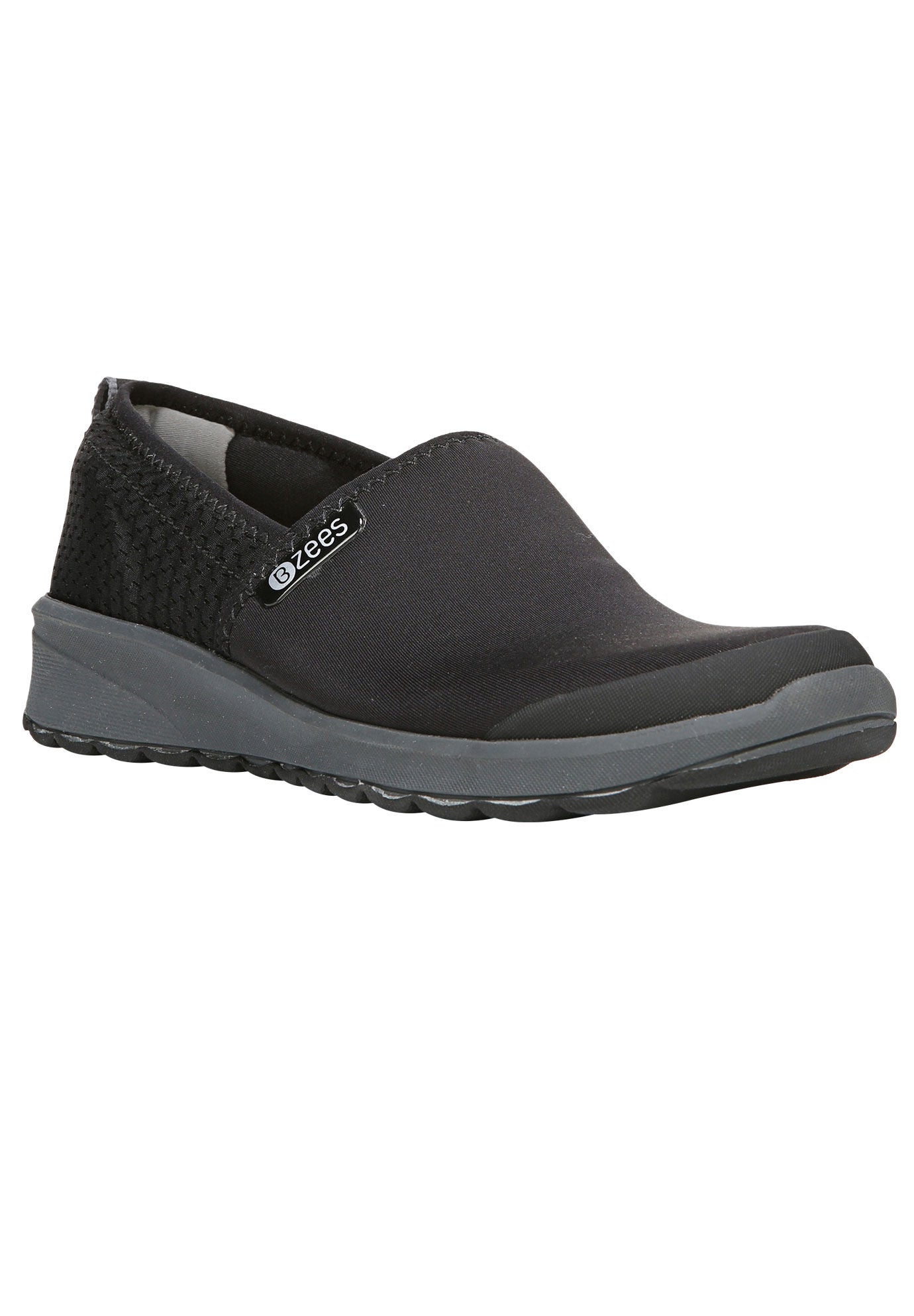 Glee Slip-Ons by BZees&reg;, BLACK, hi-res image number 0