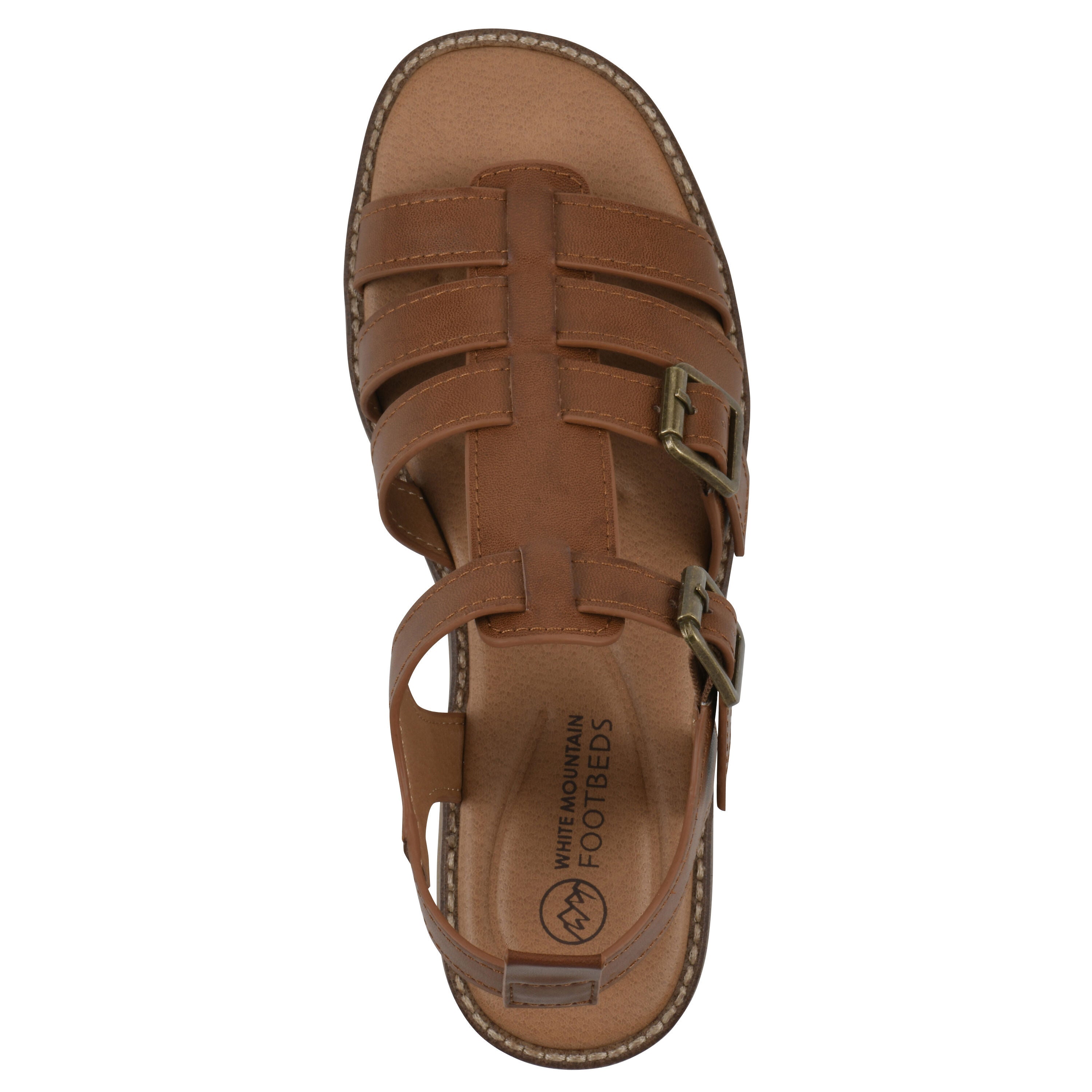 Mayday Gladiator Sandal, DARK TAN SMOOTH, alternate image number 4