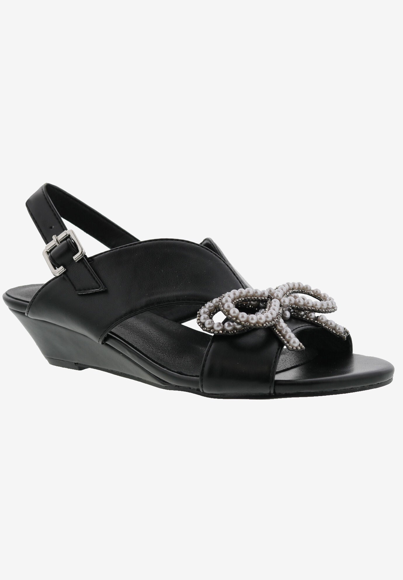 Lady Sandal, BLACK SMOOTH, hi-res image number 0
