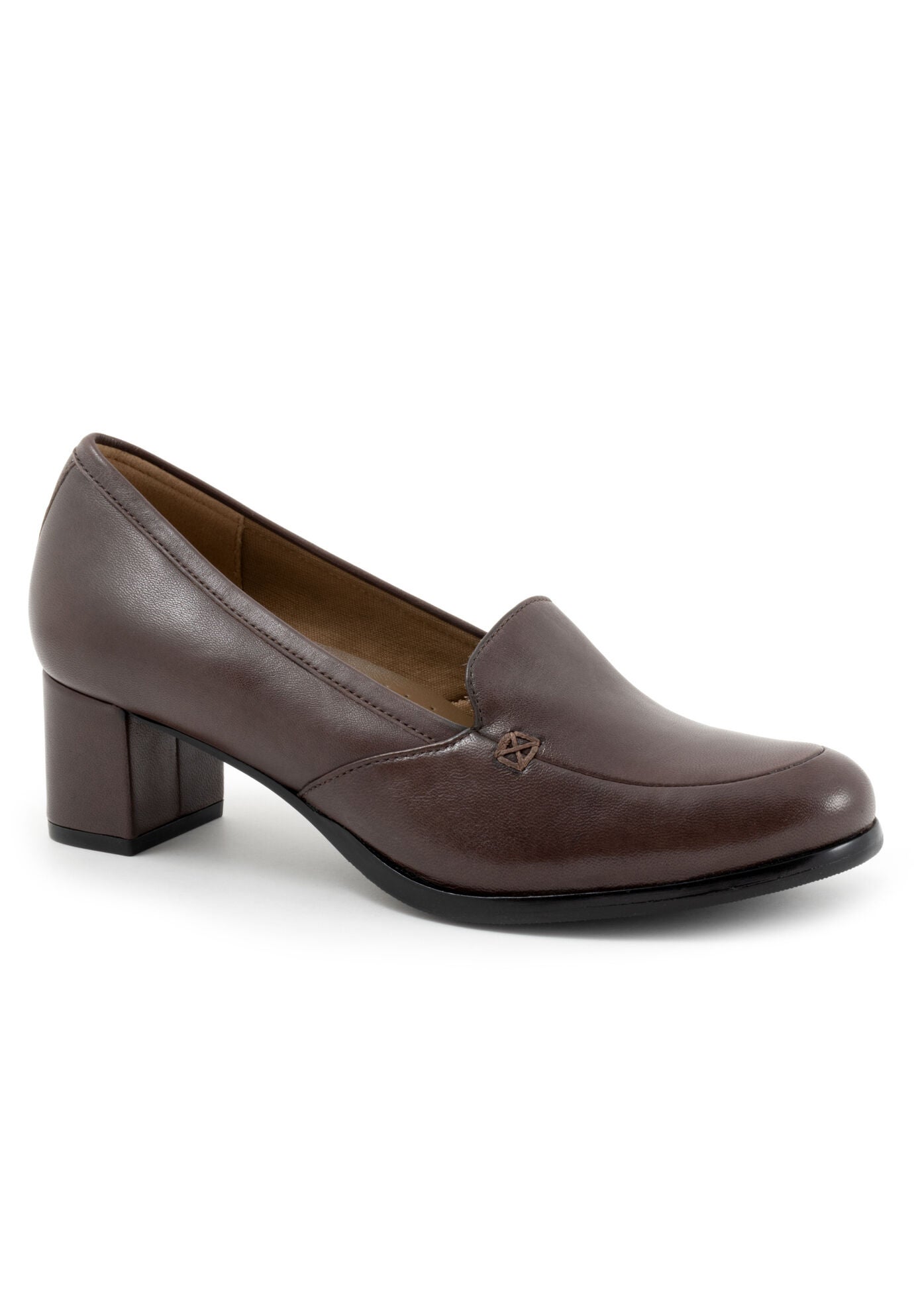 Cassidy Heeled Loafer, DARK BROWN, hi-res image number 0