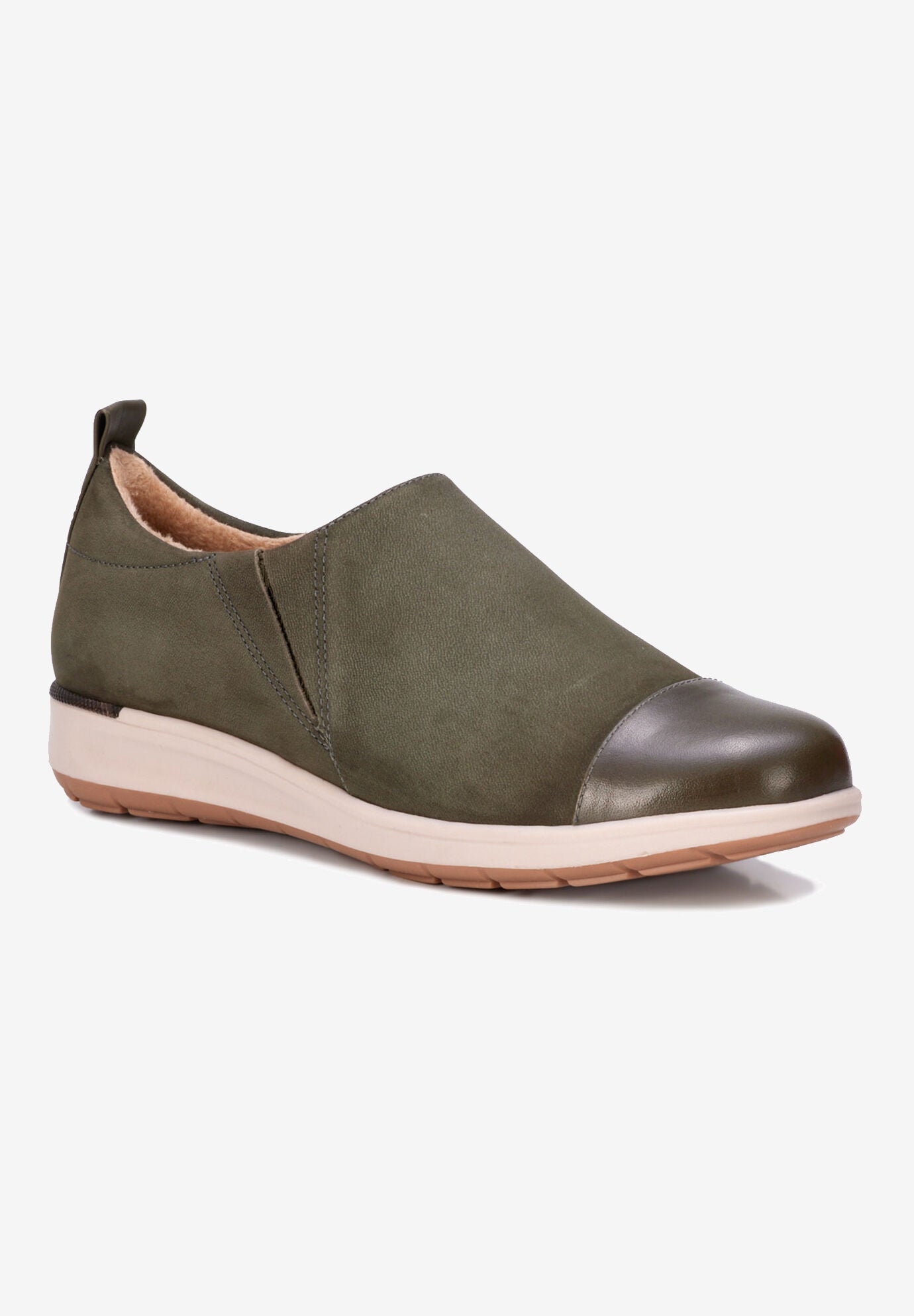 Ozzie Slip On, OLIVE NUBUCK, hi-res image number 0