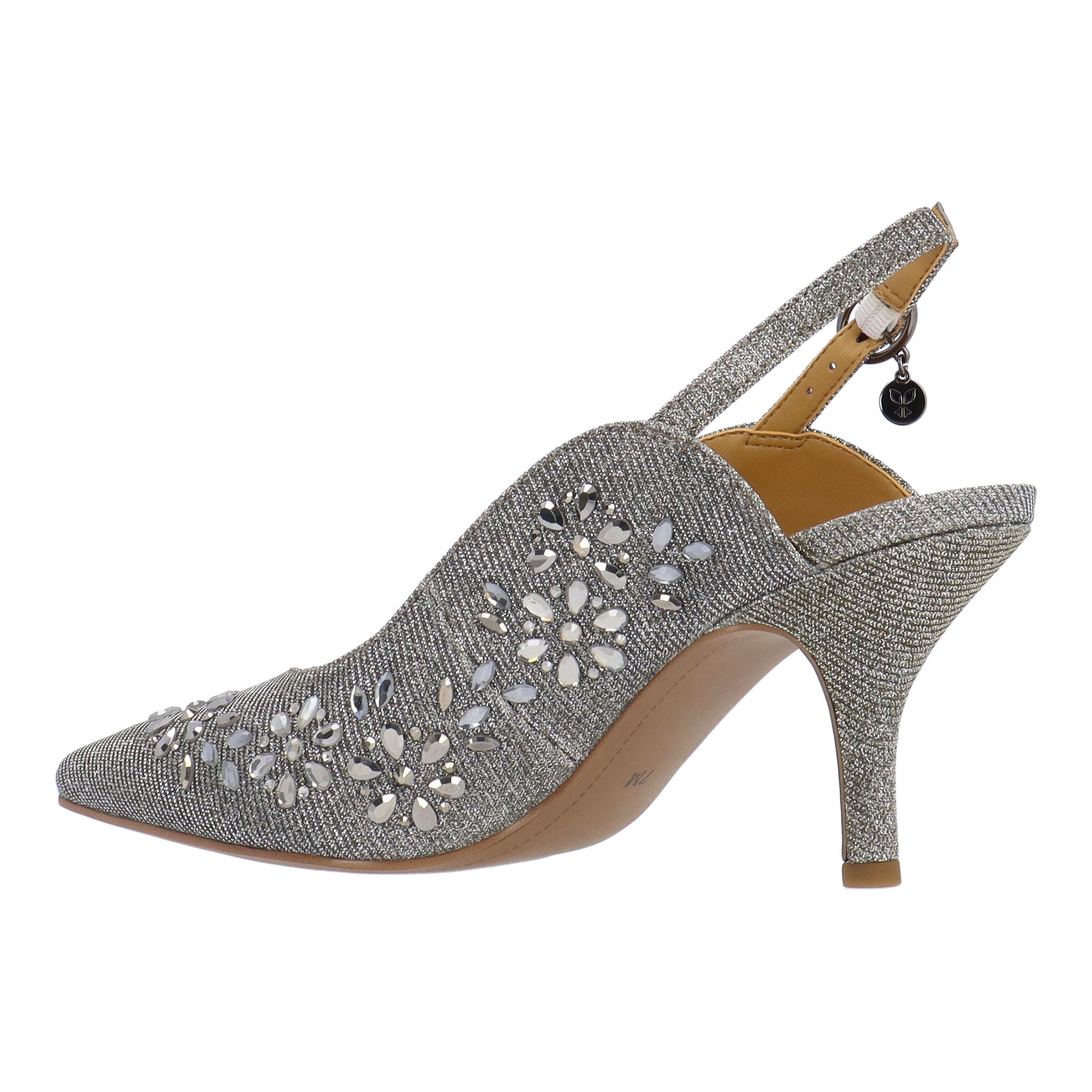 Solara Slingback Pump, PEWTER, alternate image number 5