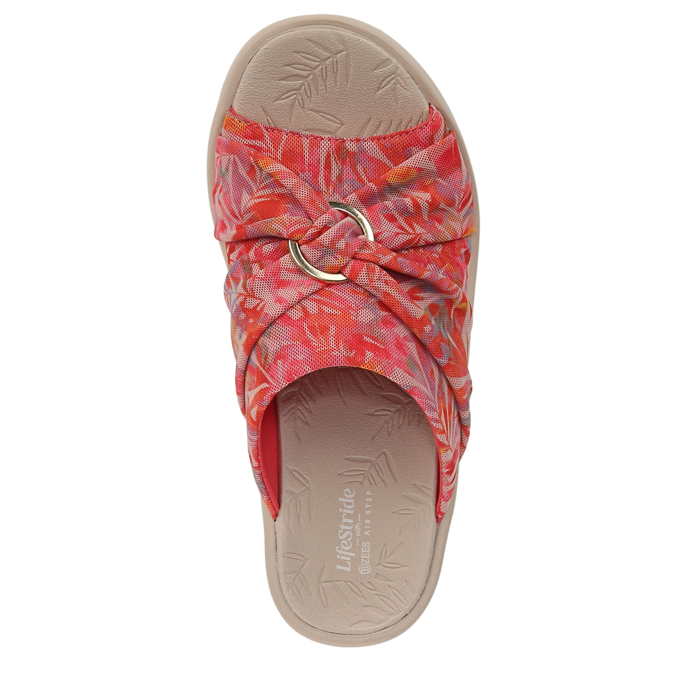 Serenade Slide Sandal, CORAL BEACH, alternate image number 6
