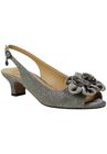 Leonelle Sling by J. Renee®, PEWTER GLITTER, hi-res image number null