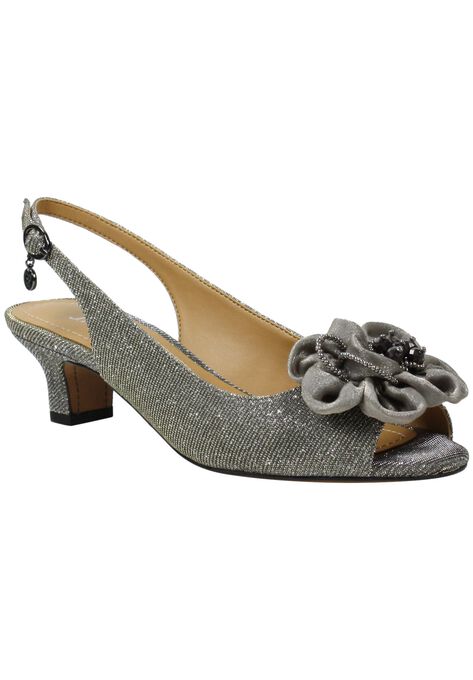 Leonelle Sling by J. Renee®, PEWTER GLITTER, hi-res image number null