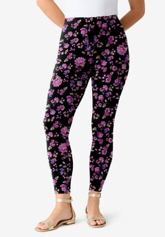 Plus Size Ankle Length Essential Stretch Legging