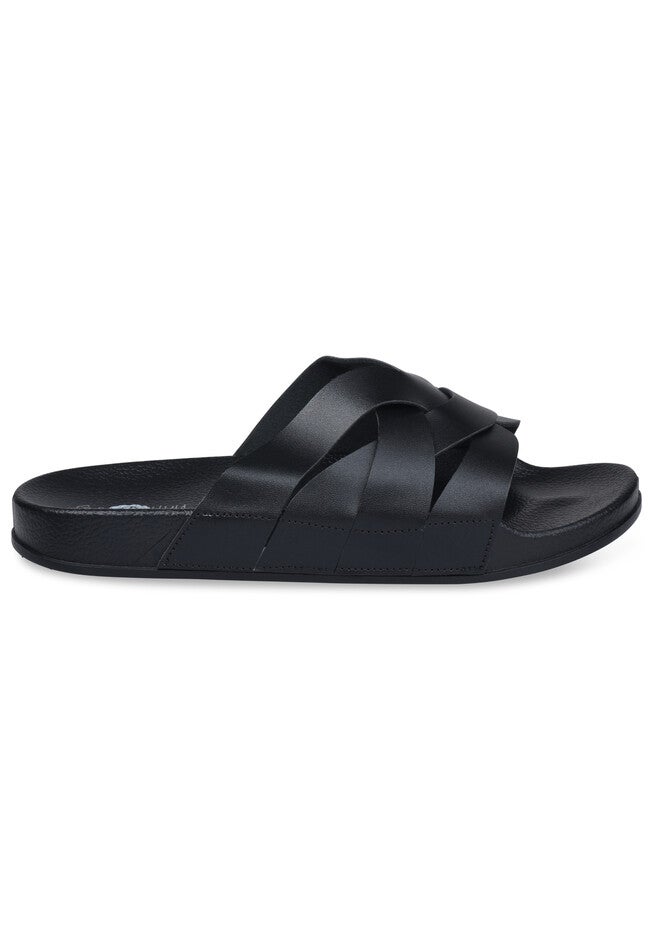 Braided Criss Cross Pool Slide Sandal, , alternate image number 4