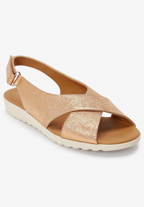 The Ondine Sandal By Comfortview Plus Size Casual Sandals