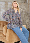 Roll-Tab Popover Tunic, , alternate image number null