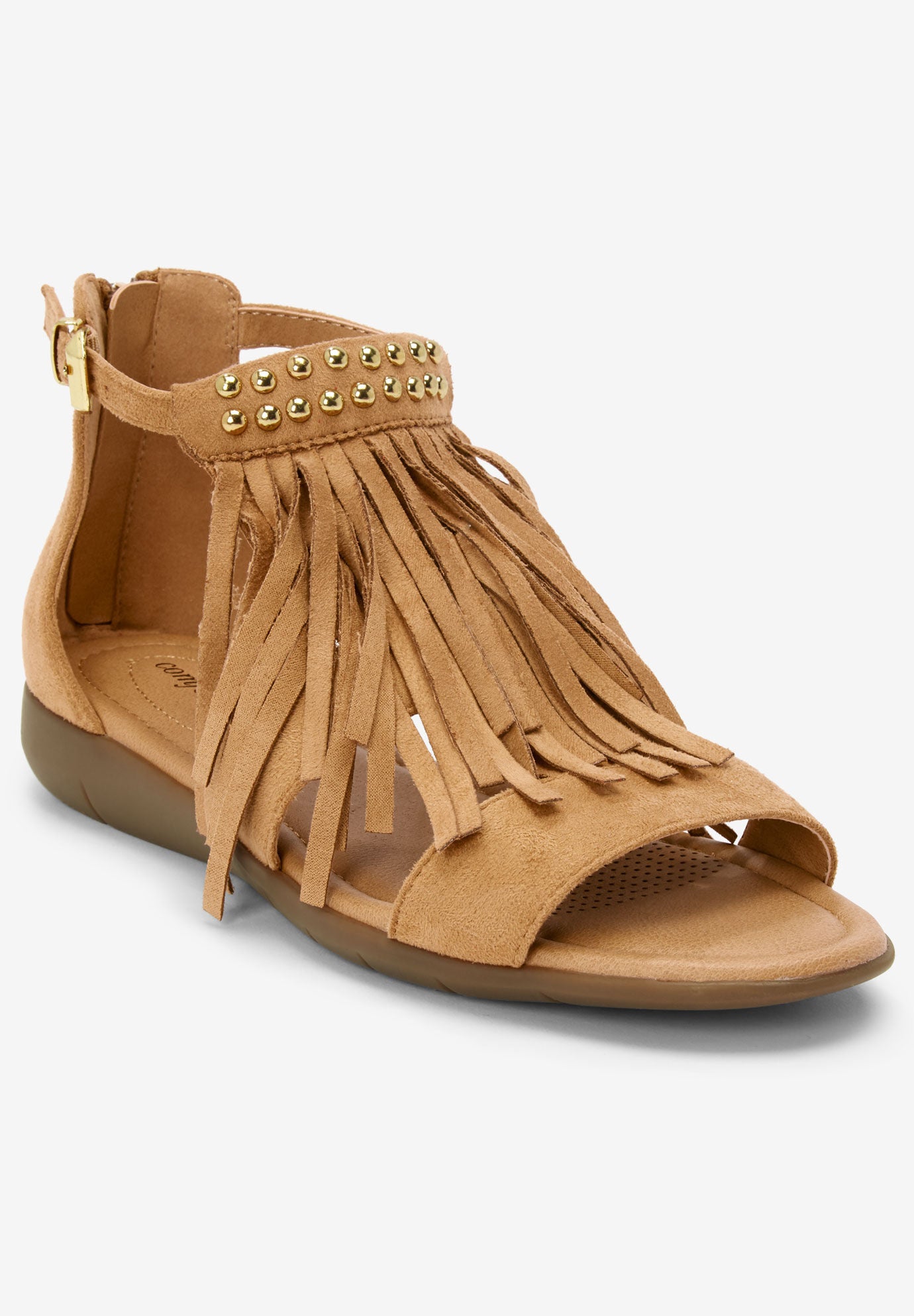 woman within wide sandals