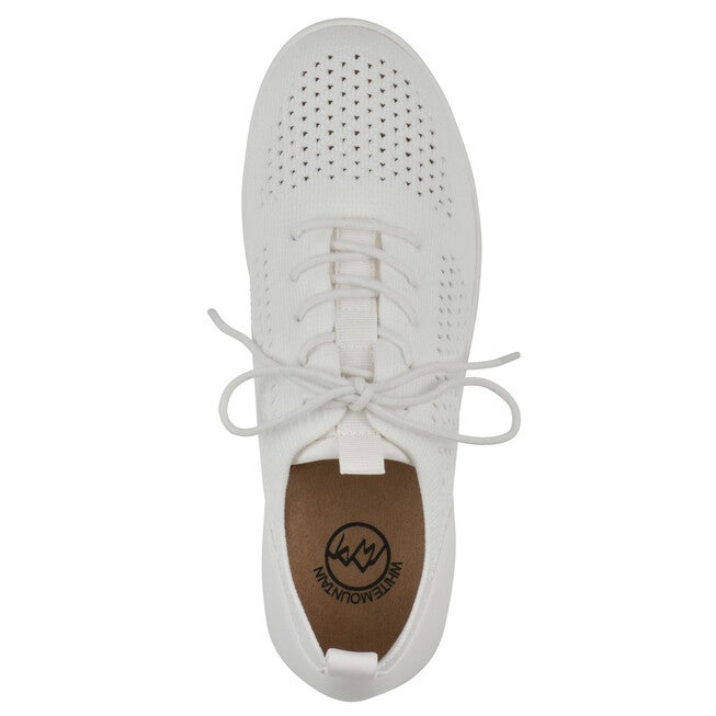 Upscale Slip On Sneaker, WHITE FABRIC, alternate image number 4