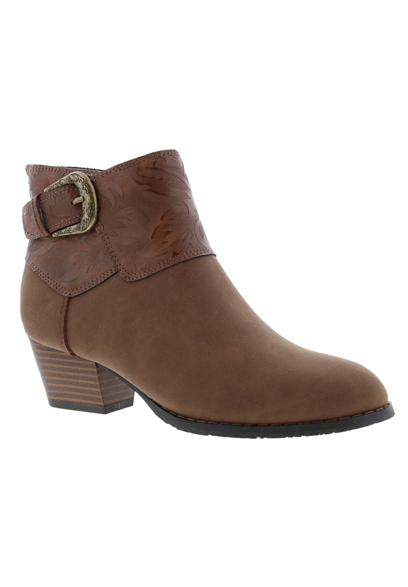 Riley Booties, BROWN SMOOTH, hi-res image number 0
