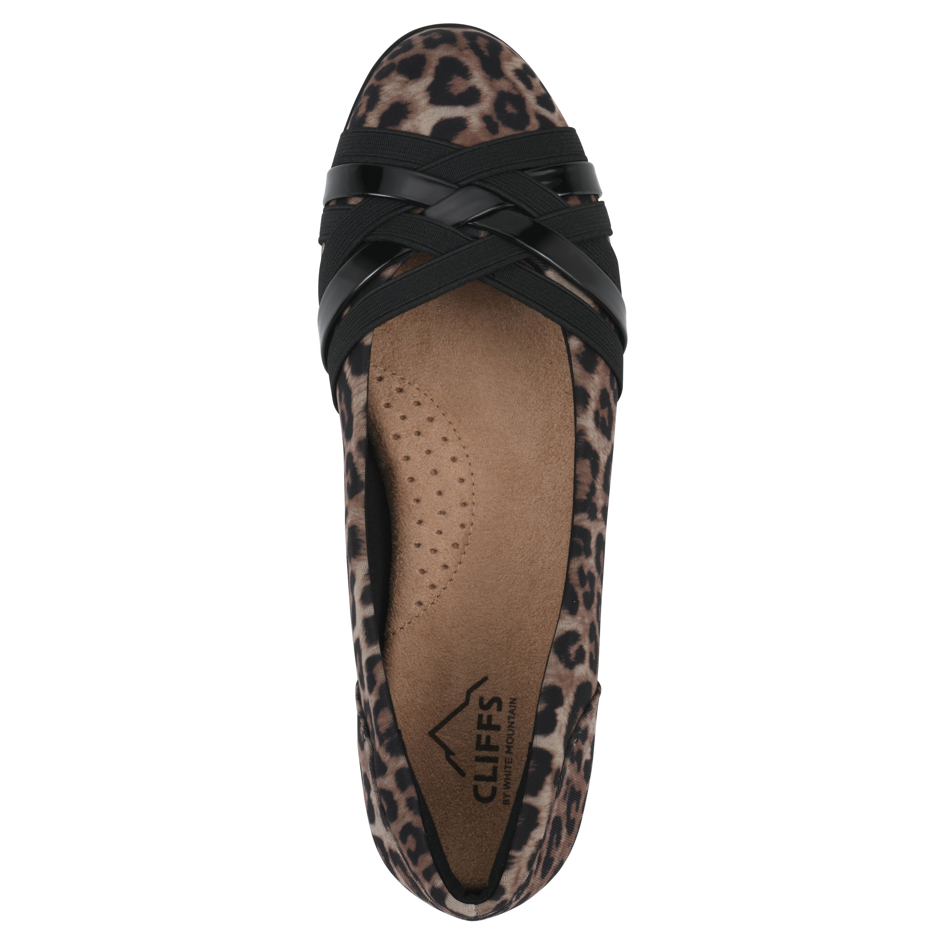 Chic Ballet Flat, TAN LEOPARD NYLON, alternate image number 4