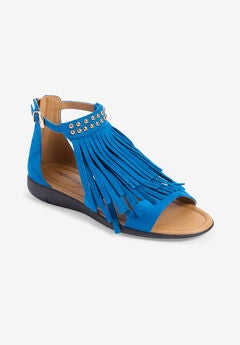 Elastic Ankle Strap Sandals