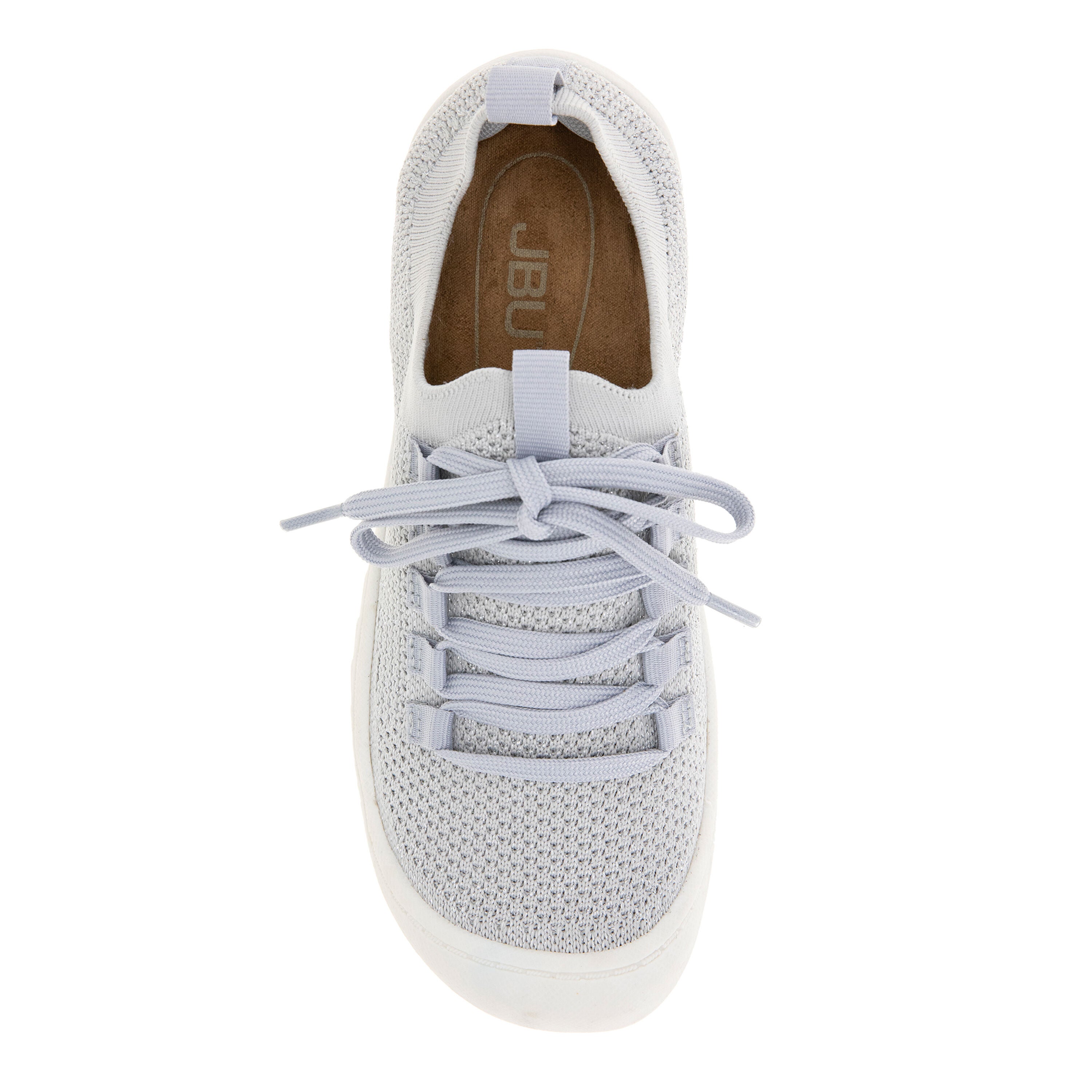 Brittney Slip-On Lace Up Sneaker, LIGHT GREY, alternate image number 4
