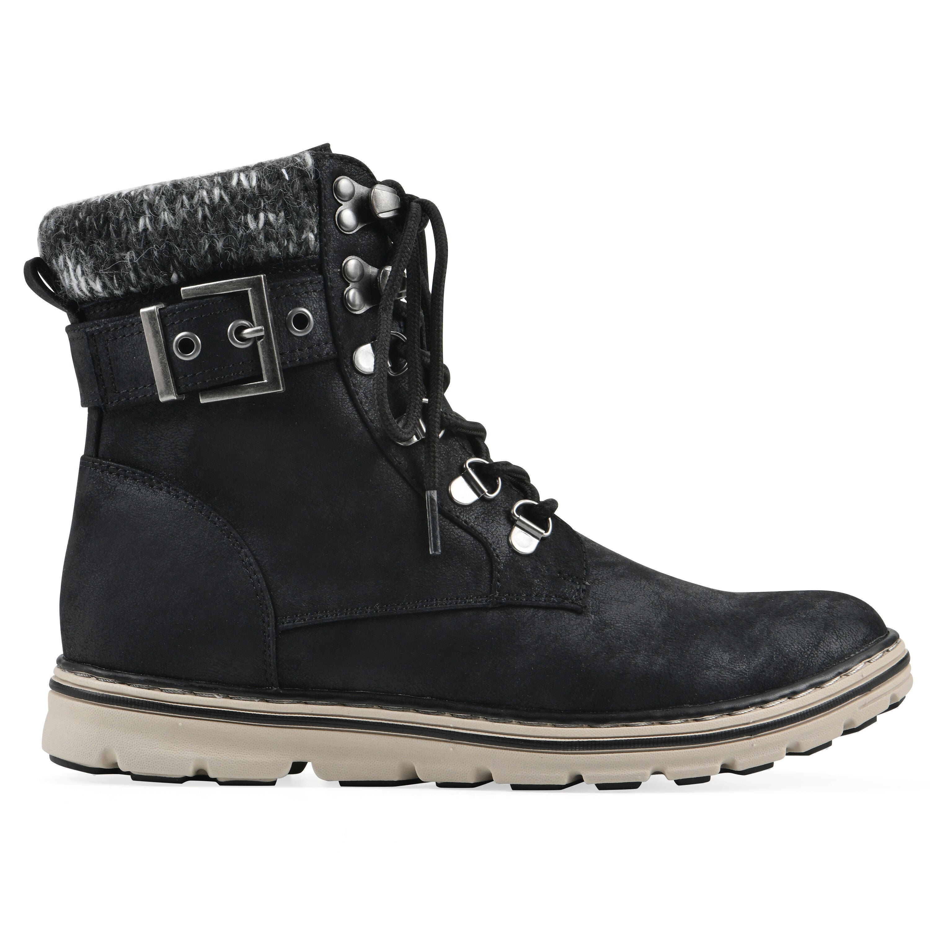 Kimmie Hiker Bootie, BLACK FABRIC, alternate image number 2