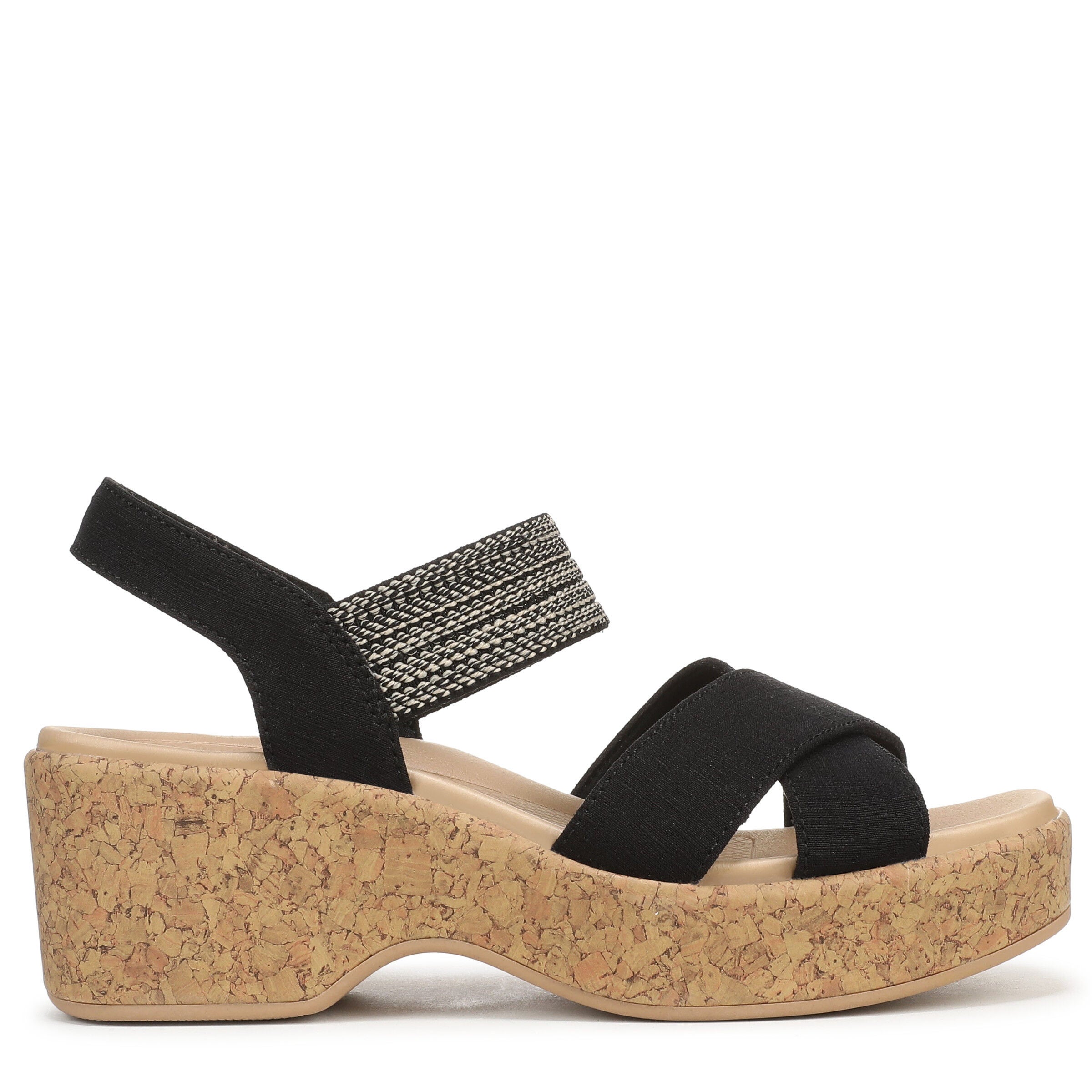 Verity Platform Sandal, BLACK, alternate image number 3