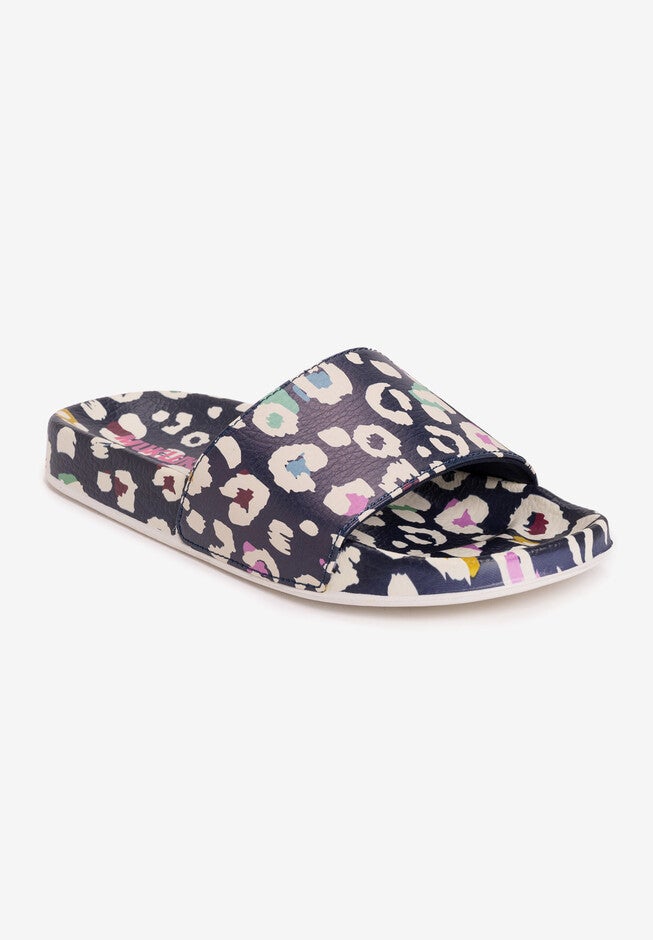 Pool Party Slide Sandal, LEOPARD MULTI, hi-res image number null