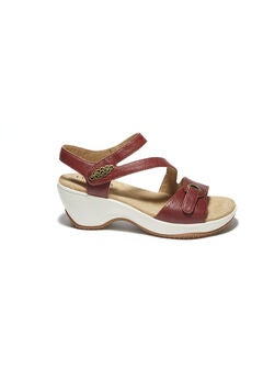 Cindy Ankle Strap Wedge Sandal