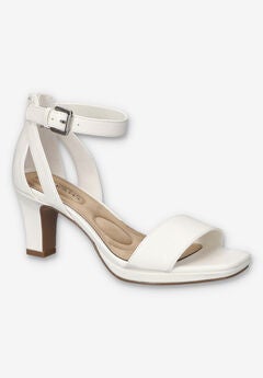 Ro Square Toe Heeled Sandal