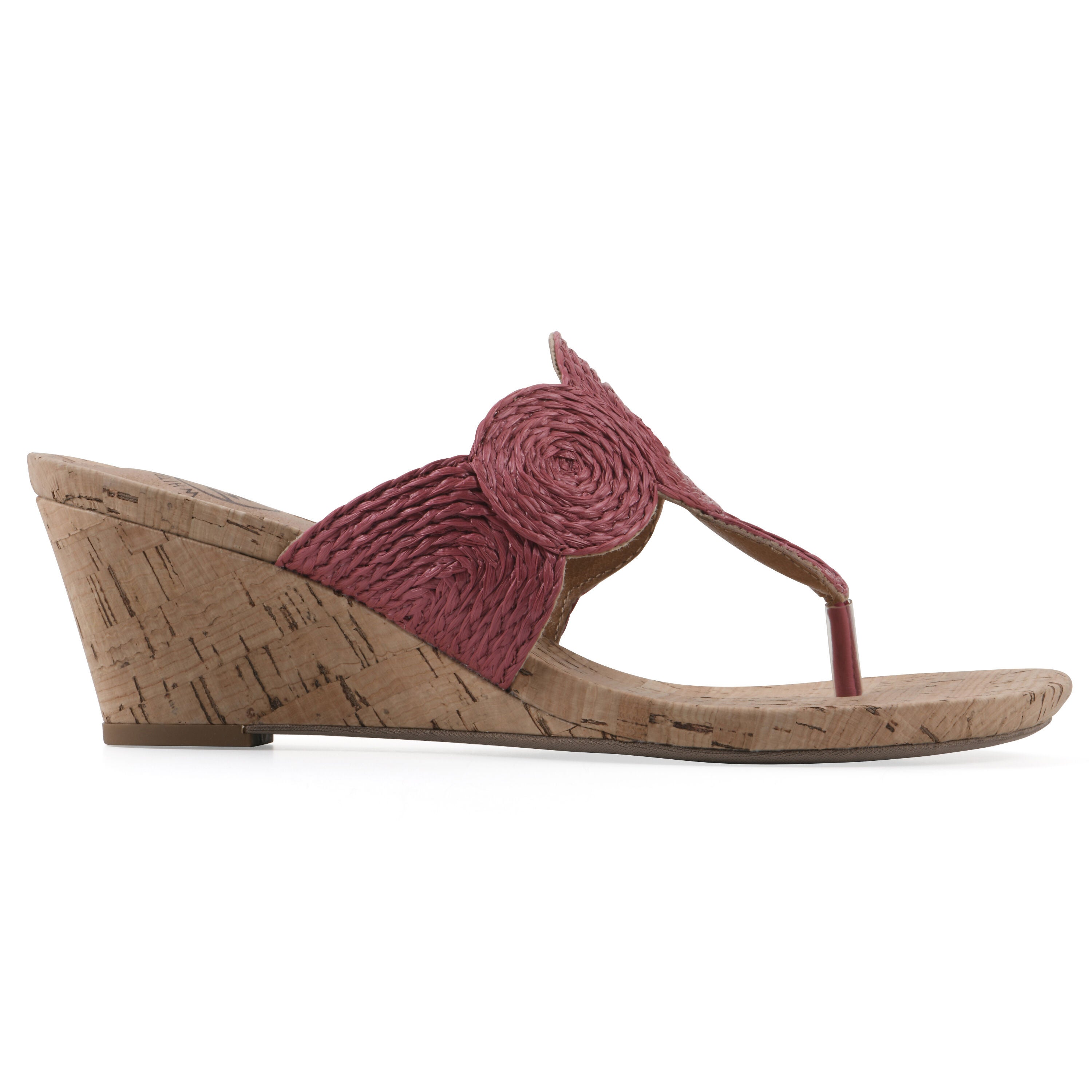 Affogato Wedge Sandal, RASPBERRY SMOOTH, alternate image number 2