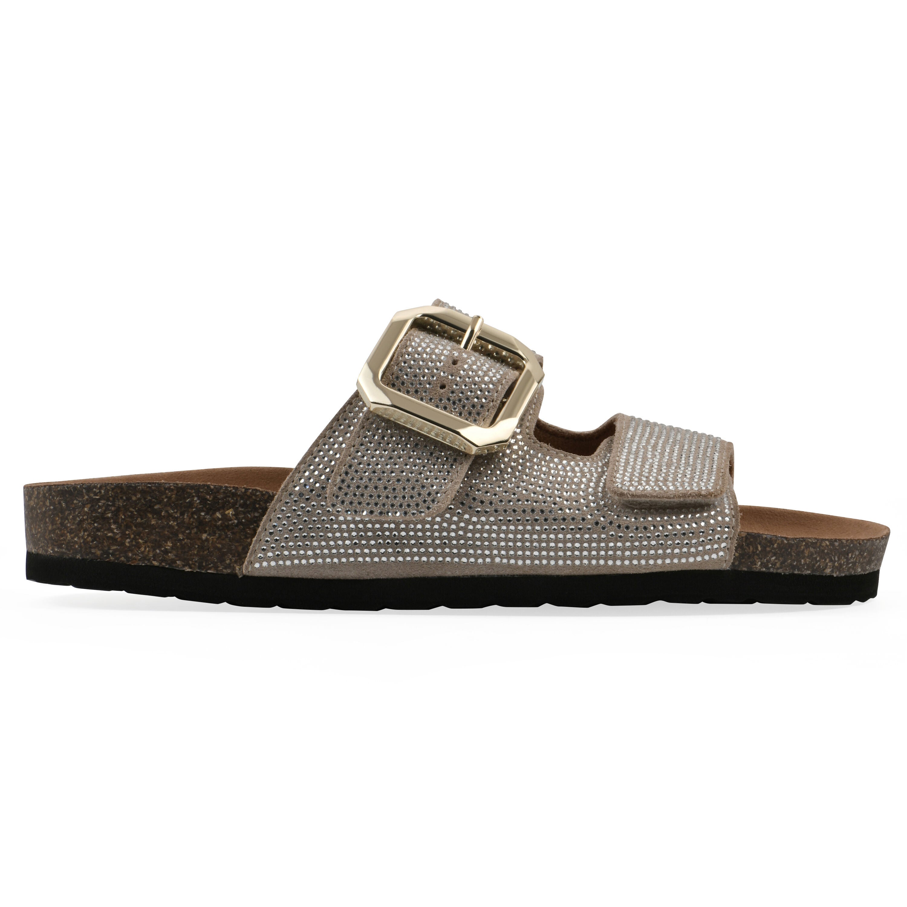 Granitas Footbeds Sandal, SANDAL WOOD SUEDE, alternate image number 2