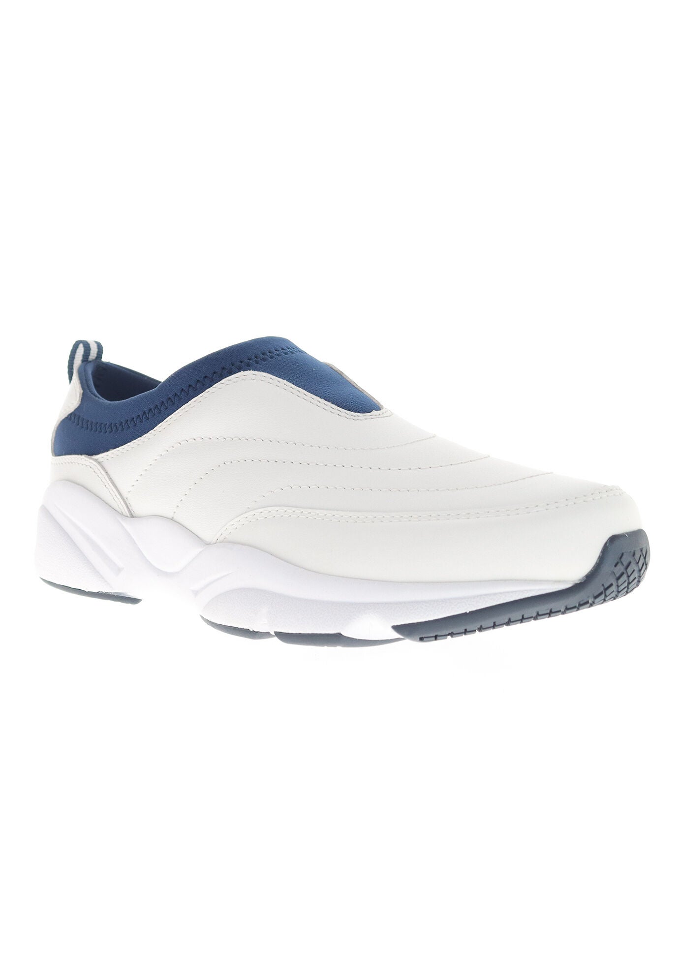 Stability Slip-On Sneaker, WHITE NAVY, hi-res image number 0