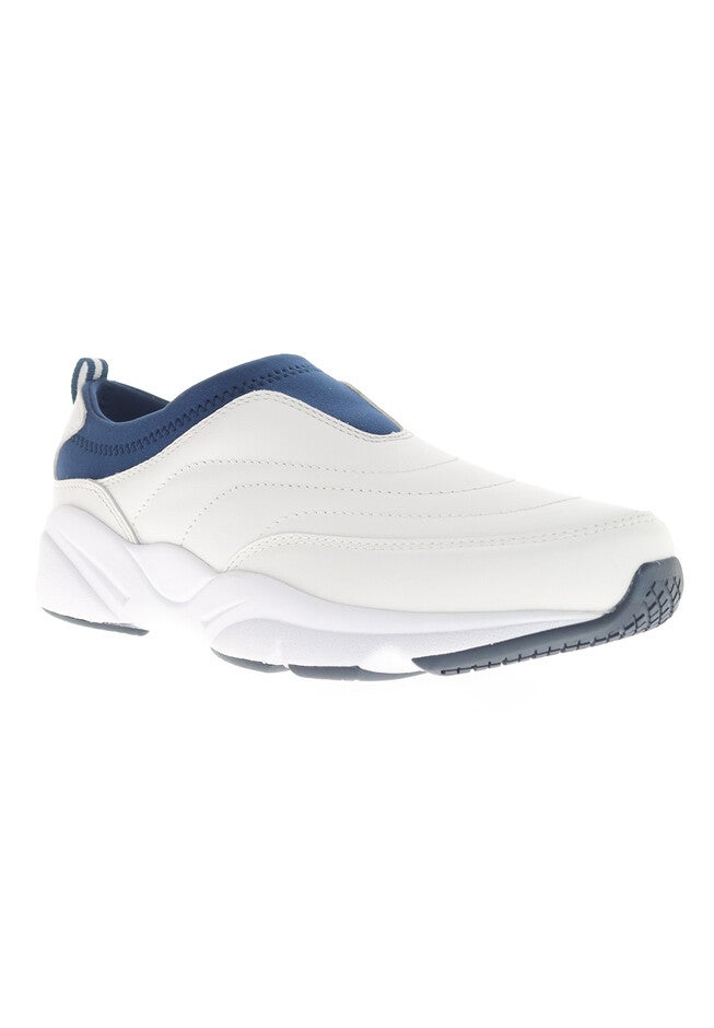 Stability Slip-On Sneaker, WHITE NAVY, hi-res image number 0