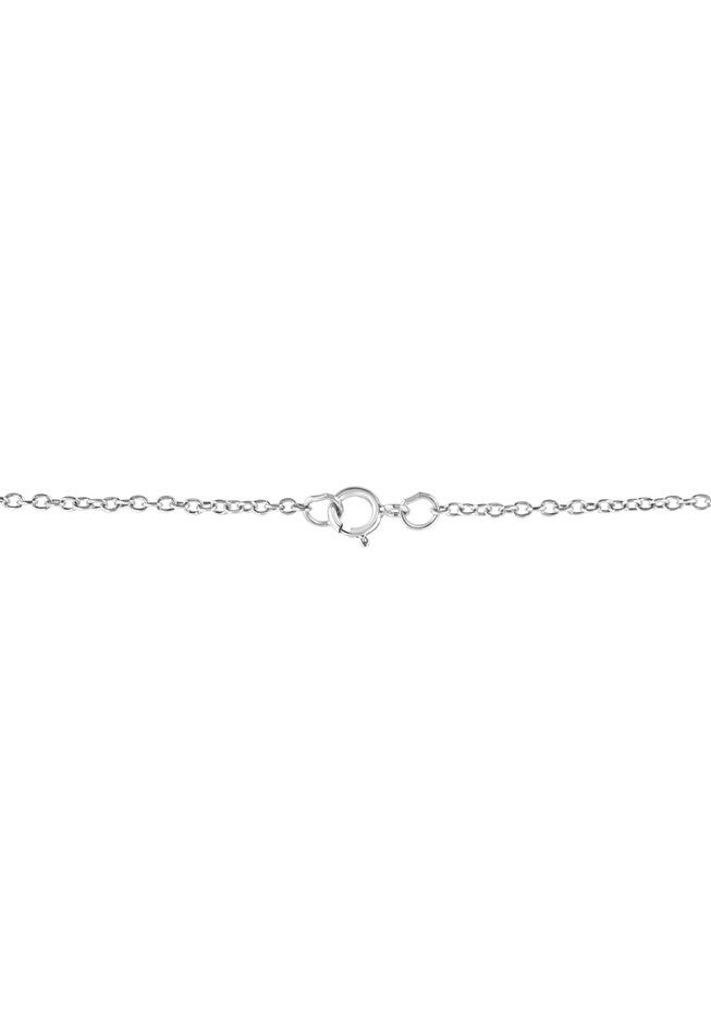 Sterling Silver Diamond Accent Pisces Zodiac Key Pendant Necklace, , alternate image number 3