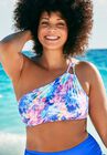 Virtuoso One Shoulder Bikini Top, ELECTRIC IRIS TIE DYE, hi-res image number null