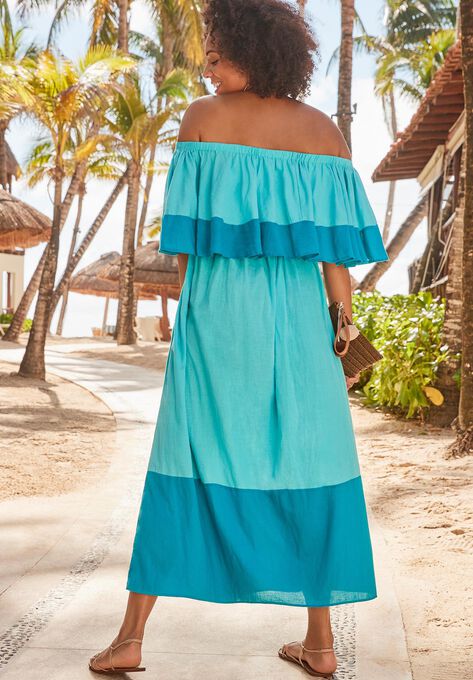Mia Off the Shoulder Maxi Dress, , on-hover image number null