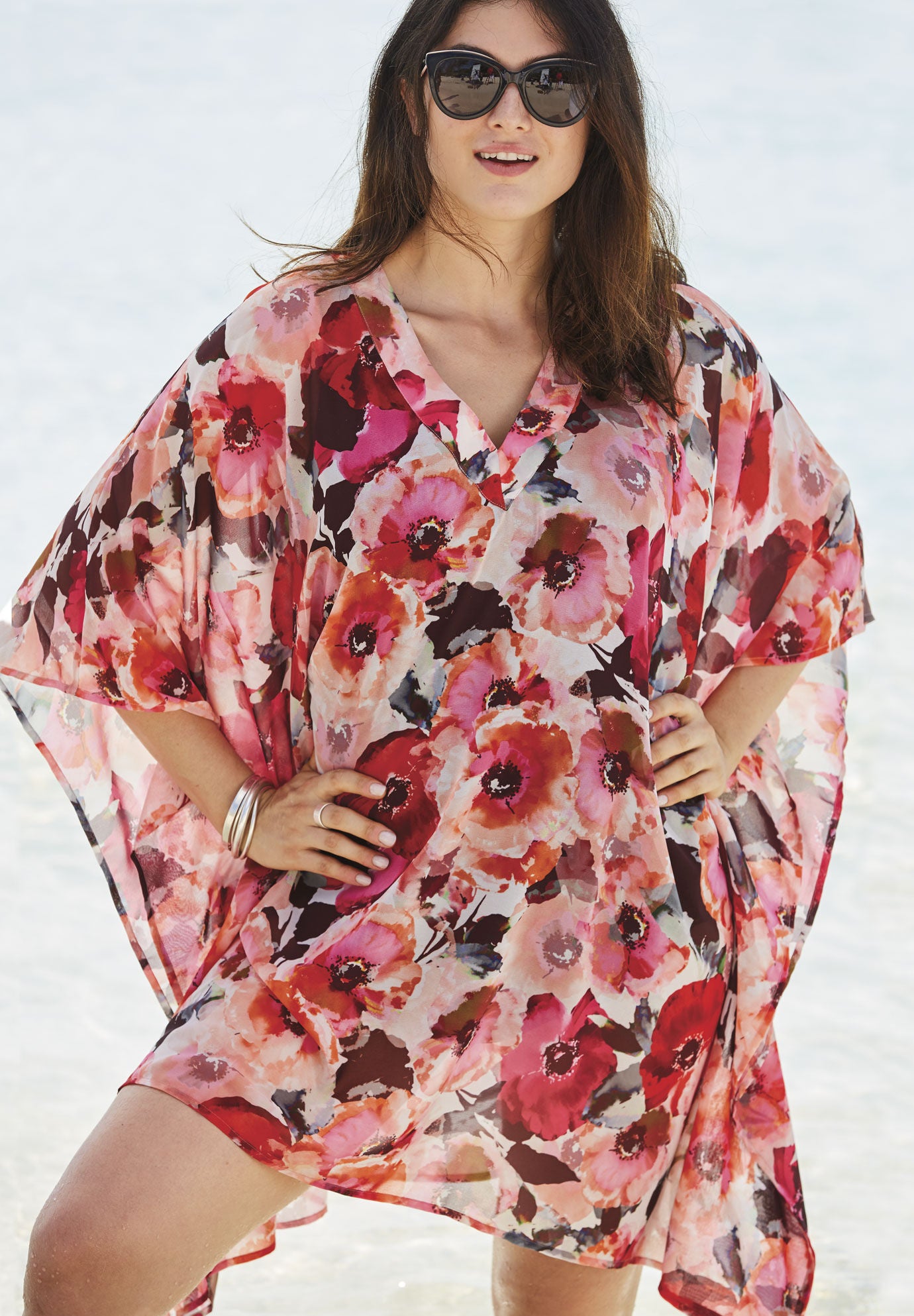 caftan plus size cover up