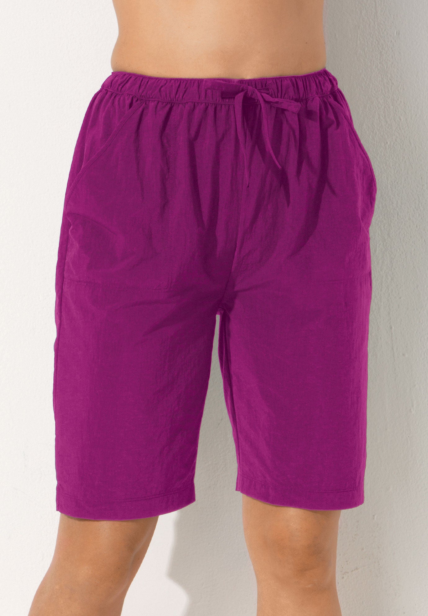 Woman within swim shorts clearance