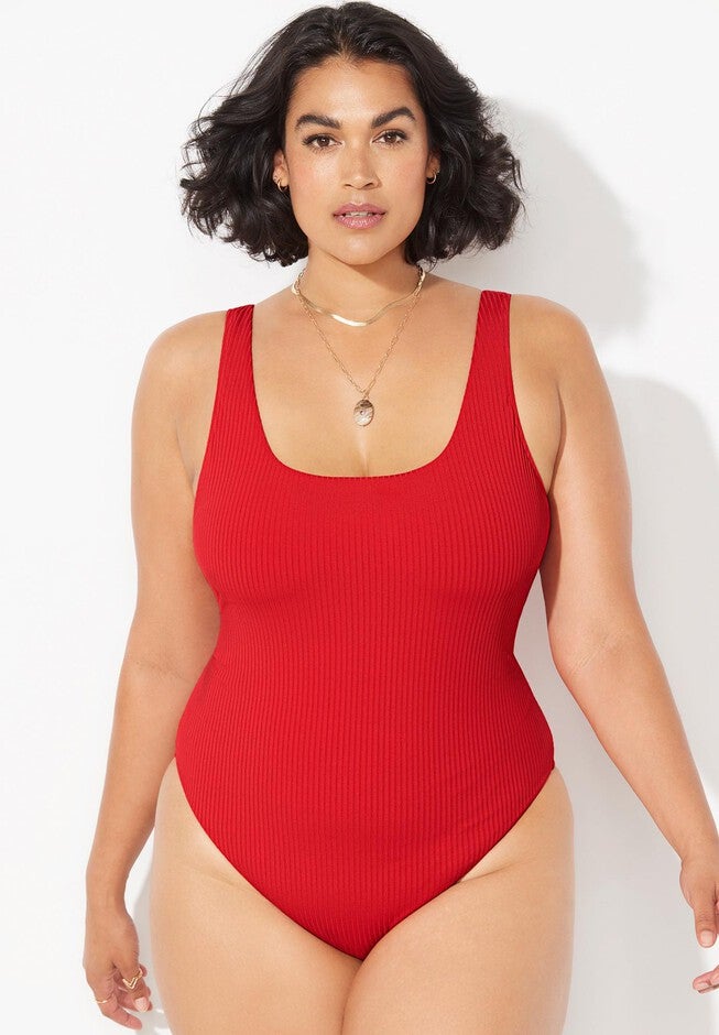 The Pammy Ribbed One Piece, , alternate image number null