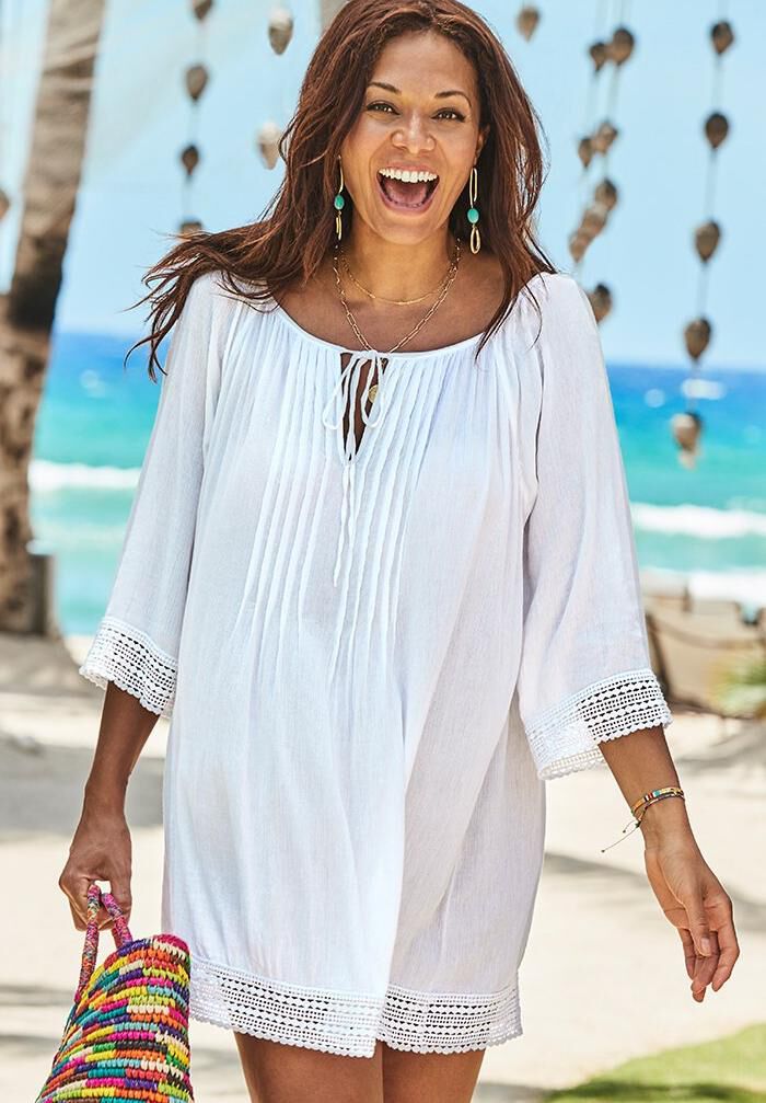 Comfy Women s Swim Cover Ups Woman Within