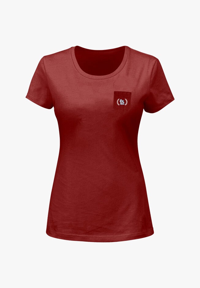 Cardinals Logo Scoop Neck Tee, CARDINALS, hi-res image number null