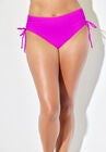 Virtuoso Ruched Side Tie Bikini Bottom, VERY FUCHSIA, hi-res image number null