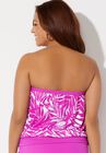 Bandeau Blouson Tankini Top, , on-hover image number null