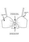 Mentor Tie Front Bikini Top, , alternate image number null